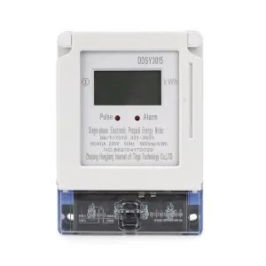 10 40A Single Phase Electronic Prepaid Electricity Meter 220V 50Hz Digital IC Card Smart Power Meter for Residential Commercial