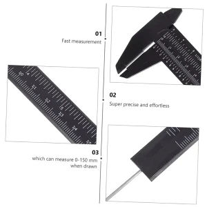 10 Pieces Eyebrow Measuring Brow Mapping Ruler Tool Mini Vernier Caliper Double Scale Plastic Sliding Gauge Ruler