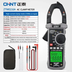 1000A AC DC Clamp Meter Industrial Grade High-Precision Three Half Position Variable Frequency Voltage Surge