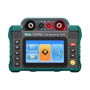 100A Portable Digital Loop Resistance Tester Four Wire Micro Ohmmeter Contact Resistance Meter with Touch Color Screen
