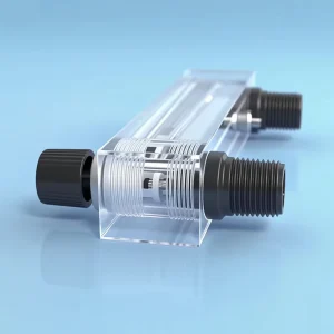100L Liquid Flow Meter with ±4% Accuracy ABS Material OEM Customizable