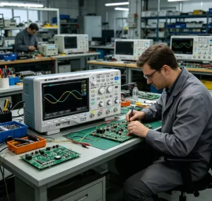 100MHz 4-Channel Digital Oscilloscope 1GS/s 14Mpts for Electronic Testing