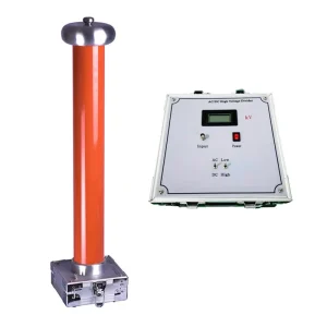 100kV LCD Screen DC/AC High Voltage Divider Digital HV Meter Kilo Volts Meter With Dry Type Dielectric Material