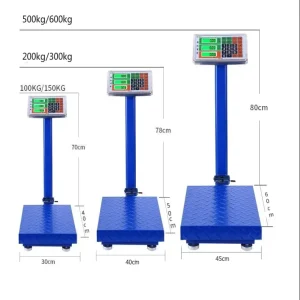 100kg 150kg 300kg 500kg Digital Counting Industrial Pet Mailing Platform Scale Weighing Stainless Steel 10g Accuracy