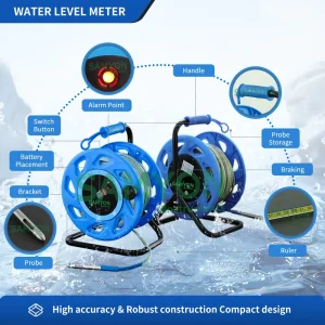 100m Measuring Instruments Steel Ruler Water Level Meter Water Level Detector Sensor