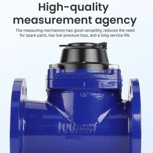 100m R50 100m ³/h Horizontal Detachable Screw Wing Flange Connection Cast Iron Cold and Hot Water Meter