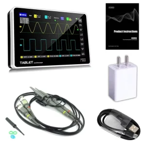 1013D Digital Tablet Oscilloscope Dual Channel 100M Bandwidth 1GS Sampling Rate Mini