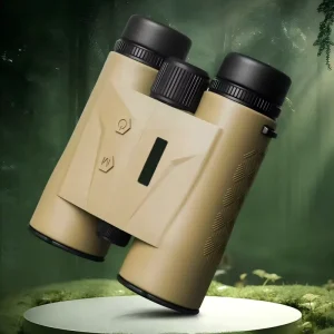10X42 HD 2400M Laser Rangefinder Binoculars IP65 Waterproof Outdoor Hunting Golf Distance Measurement Telescope