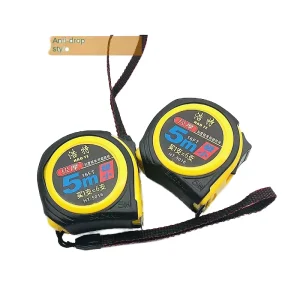 10m Metric ABS Stainless Steel Self-winding Tape Measure Anti-Fall Anti-Rust Corrosion Engineering
