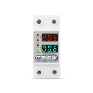 110V 220V 380V AC Monitor 63A Circuit Breakers Active KWH Electric Energy Frequency Meter Voltage Current Power Din Rail