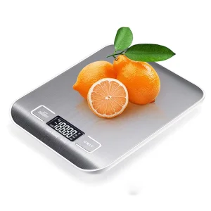 11lb Kitchen Weighing Balance Stainless Steel Food Weight Scale Digital