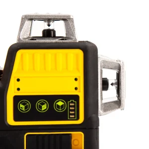 12 Line Rotary Laser Level 360 Degree Self Leveling Green Cross Industrial Grade With Battery Power Supply