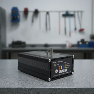 12V 10A 3 Stage Trickle Charger with Battery Tester 110V Input 1 Year Warranty
