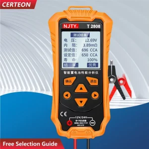 12V 24V Car Battery Tester Battery Analyzer CCA Internal Resistance Capacity Tester for AGM GEL EFB Lead Acid Batteries