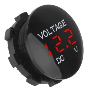 12V 24V Digital LED DC Voltage Monitor Voltmeter Battery Capacity Tester