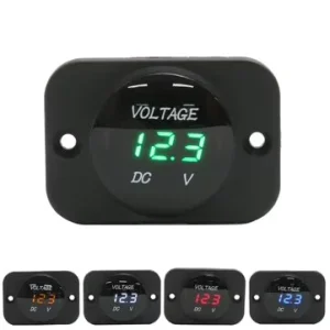 12V-24V Waterproof LED Voltmeter Voltage Meter