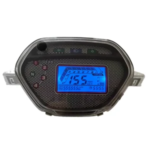 12V Black Plastic Digital LCD Speedometer Meter 0-120km/h New Wave 100 Guerrero Motorcycle Parts Replace/Repair for