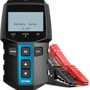 12V Car Battery Tester 100-2000 CCA Load Test Analyzer for Alternator Charging Cranking System Universal Fitment