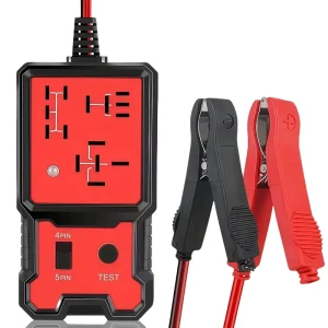 12V Car Relay Tester with LED 4/5 Pin Relay Testing Kit Boat Battery Checker Charge Cranking Tester Automotive Diagnostic Tool