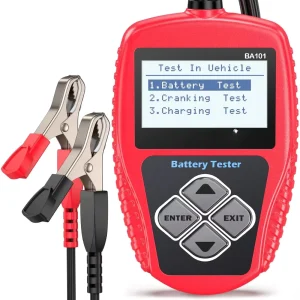 12V Digital Battery Tester 100-2000 CCA 30-220 AH Automotive Alternator Analyzer for Car Truck Boat RV Motorcycle