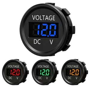 12V LED Digital Voltmeter DC 12 24 Volt Voltage Display Module Tester Digital Voltage Meter with LED Display