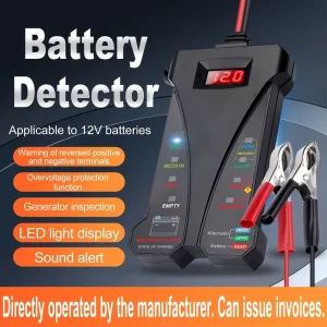 12V car battery tester Alternator Tester Automotive Battery Checker Analyzer to Check alternator Battery Charging System