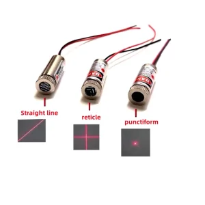 12mm Laser Module Red Laser Head Industrial Grade Adjustable Focal Length 650nm 5mw Dot Shaped Straight Line Crosshair