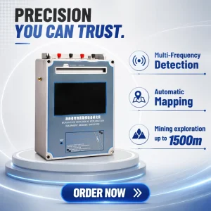 1500M Geological Prospecting Instrument Industrial Metal Detectors Mining Veins Finder Locator Underground Mine Detector