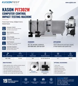 150J 300J Computer Control Metal Impact Testing Machine