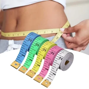 150cm/60inch Portable Body Measuring Ruler Sewing Tailor Tape Measure Dressmaking Plastic
