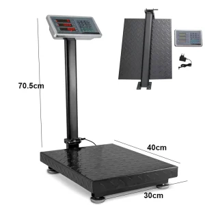 150kg 50g Folding Steel Plate Electronic Digital Bench Industrial Platform Scale Weight Scale for Heavy Weights