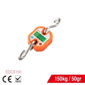 150kg Industry Crane Weighing Scale Heavy Duty Hanging Weight Hook Scales EDCS150