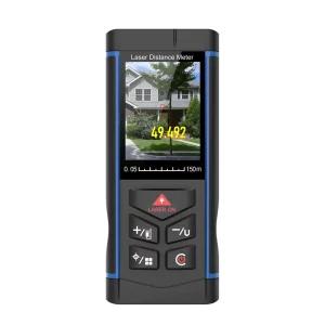 150m Rechargeable Laser Rangefinder with Camera Red Laser Distance Meter and Color Screen for Outdoor Use