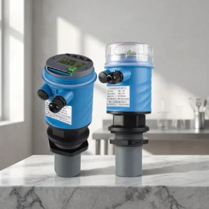 15m 4-20mA Long-Range Ultrasonic Level Transmitter for Liquid Water Fuel Tanks ABS Material 1mm Accuracy 18-Month Warranty