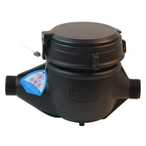 15mm 20mm Multi Jet Class B Plastic Nylon Body Water Meter OEM CE ISO Certified IP68 Protection