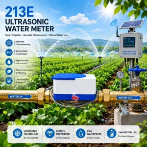 15mm Ultrasonic Cold Water Meter Modbus RS-485 LoRa LoRaWAN Pulse Output Wireless Water Meter