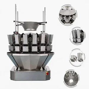 16 Head Large Bucket Computer Combination Weigher Machine Automatic Multihead Scale for Vegetable Fruit Salad Potato Onion