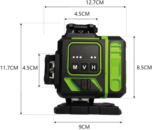 16 Lines 360 Rotary Laser Level Green Beam 4D Wall Bracket Lifting Platform Tile Floor Installation Nivel