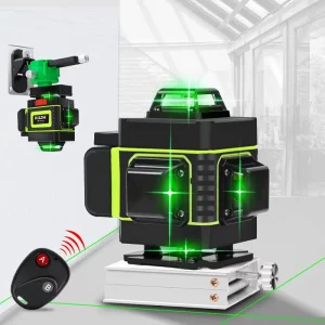 16 Lines Green Laser Level 4D Self-Leveling 360 with LCD Screen for Construction