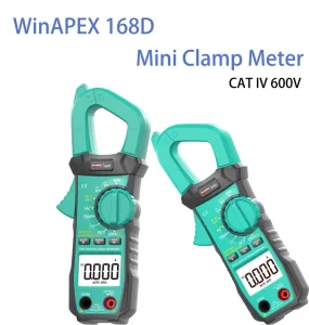 168D NCV Auto Measurement Digital Clamp Meter True RMS AC DC APO High Precision Smart Pocket Size Mini Clamp Meter