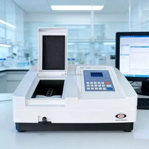 1800V Visible Spectrophotometer Visible Tungsten Lamp Light LCD Large Screen Spectrophotometer for Lab