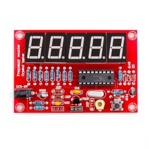 1Hz 50MHz frequency meter crystal vibration measurement Frequency measurement five digit digital tube display DIY kit