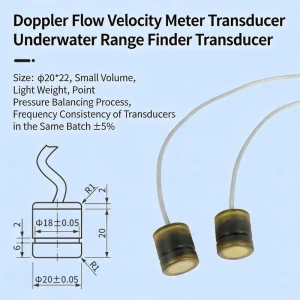 1MHz Ultrasonic Flowmeter Transducer FYW-1M-01N Underwater Ranging Sensor Probe 3-meter Range