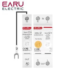 1P+N 2P Din Rail WiFi Smart Energy Meter Power Consumption kWh Leakage Circuit Breaker Timer Switch Relay EWeLink EAYCBM EWE