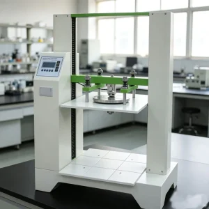 1Ton Carton Compression Tester Class 1 Accuracy Corrugated Box Stacking Strength Testing Machine With Auto Return Function