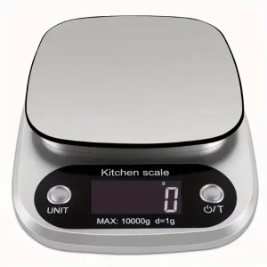 1pc Accurate Digital Kitchen Scale for Cooking and Baking 22lb Capacity in Grams and Ounces Perfect for Coffee Meat and More