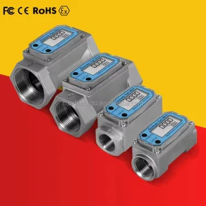 2 Inch 3/4 Ss304 Micro Gear Flow Meter Waterproof Small Liquid Turbine Flow Meter for Water Fuel Diesel Gasoline