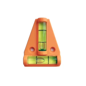 2 Vials 5.7cm T Type Plastic Engineers Mini Spirit Level