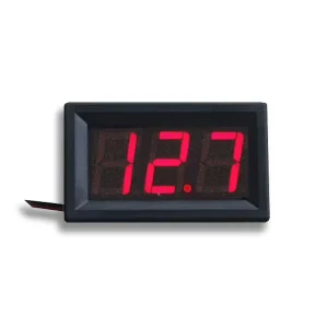 2 Wire 0.56 Inch Digital Display Voltmeter DC4.5 30V 10A LED Panel Voltage Tester Voltage Meter
