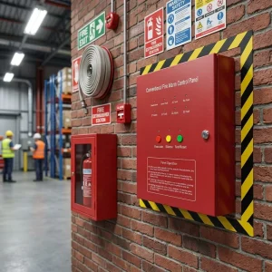 2 Zone Conventional Fire Alarm Control Panel AC90 270V LED Indicators Wall Mounted 12V Backup Battery OEM ODM Manufacturer